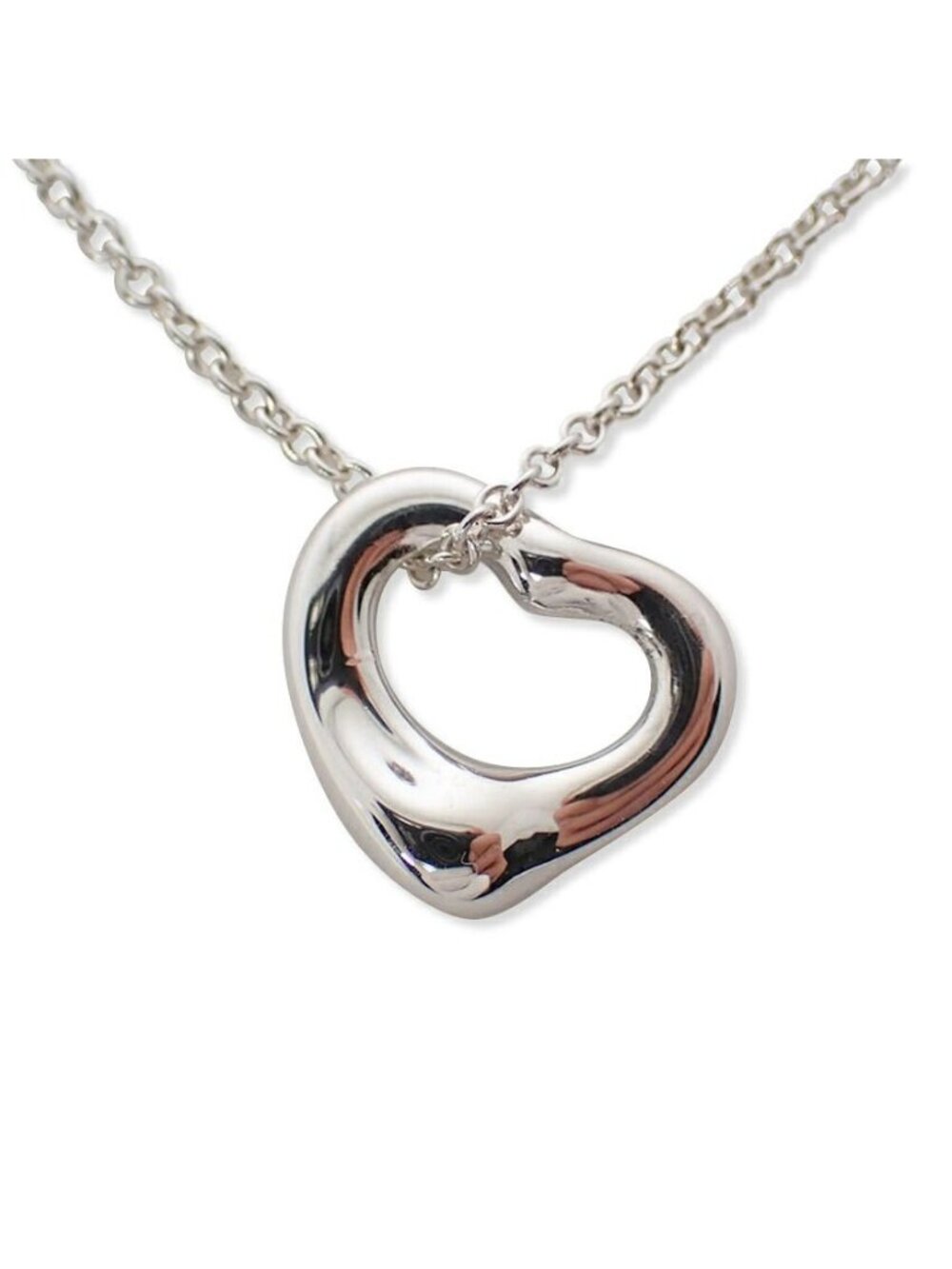 Tiffany & Co 925 Open Heart Pendant